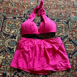Daniel Cremieux bikini and Alex Marie matching swim skirt from Dillards!